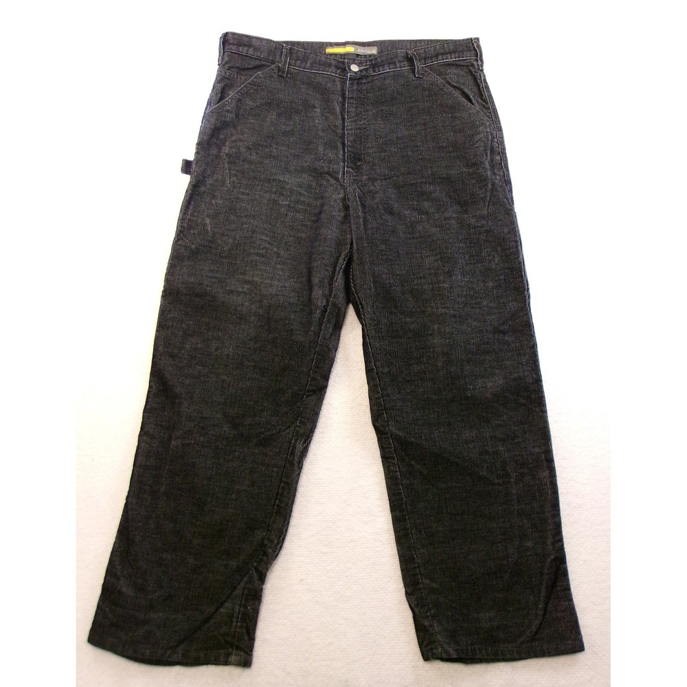 Levi's‎ SilverTab Carpenter Pants Mens 40x31 Black Corduroy Baggy 90s